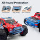 Vroomix 1:16 4WD RC Car, Red Remote Control Light Hobby Racing Monster Truck Toy Gift for Kids, 3 Driving Modes, Up to 28 Mph, 35 Mins, 110 Ft Range