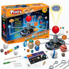 Playz Premium Solar System Model Kit for Kids - 4 Speed Motor, HD Planetarium Projector, 8 Painted Planets & 8 White Foam Balls with Paint and Brush