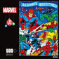 Buffalo Games - Marvel - Season's Greeting from The Avengers - 500 Piece Christmas Jigsaw Puzzle - Festive Holiday Puzzles for Adults - Precision-Cut