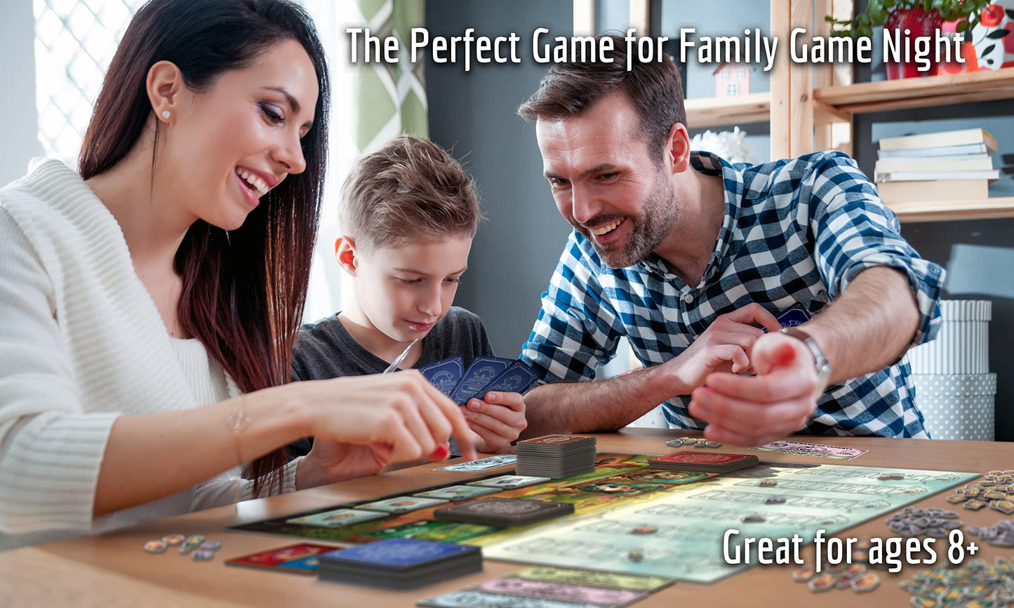 Raccoon Tycoon - Gateway Strategy Board Game for Adults and Family | Fast, Fun, Economic and Set-Collecting Competitive Game | 2-5 Players | Ages 8