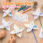 4E's Novelty 24 Pack DIY Pinwheels Craft for Kids, Bulk Summer Pinwheel Craft Kit, Color Your Own Paper Windmill Patriotic Pinwheels for Kids Bulk 4th