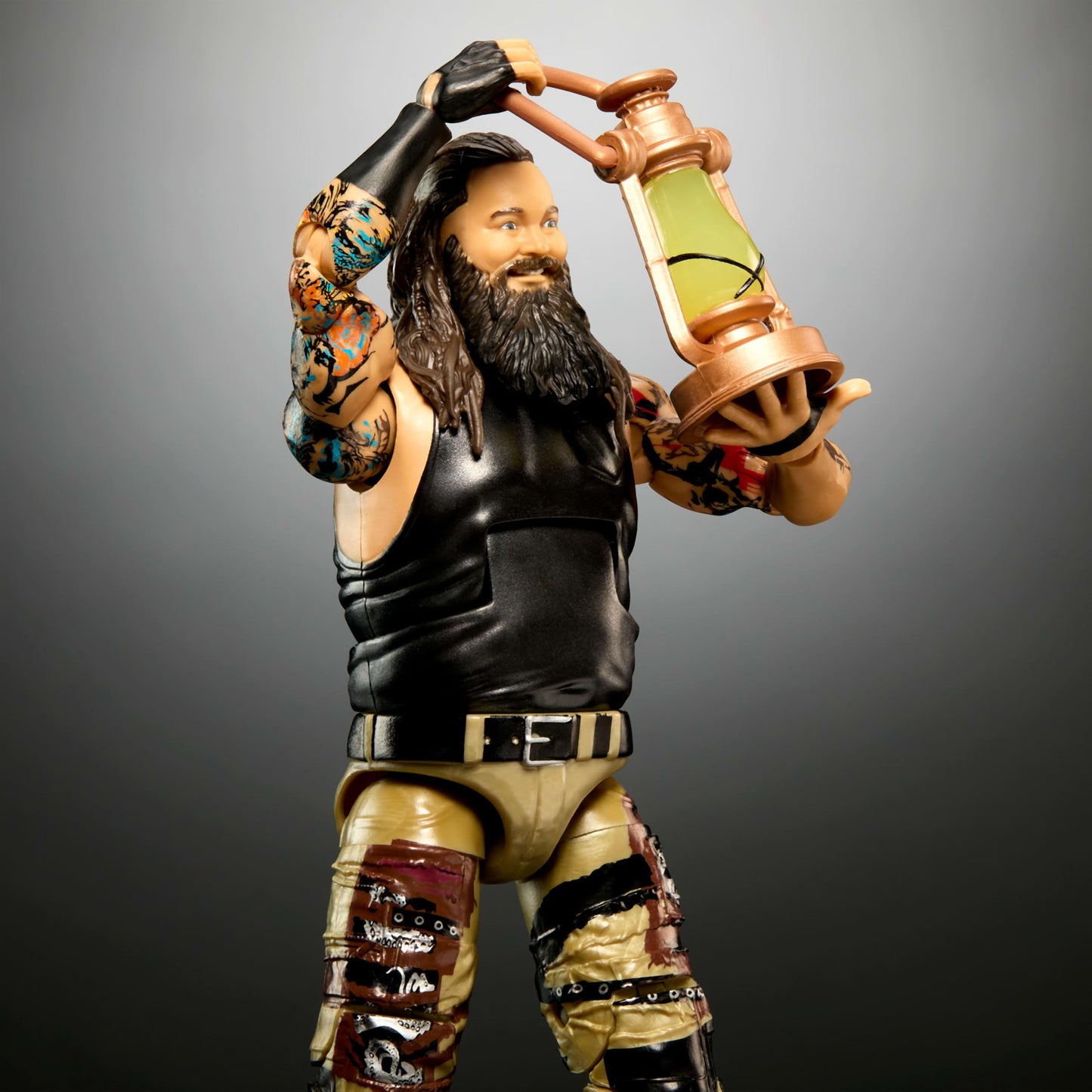 Mattel WWE Elite Action Figure & Accessories, 6-inch Collectible Bray Wyatt with 25 Articulation Points, Life-Like Look & Swappable Hands