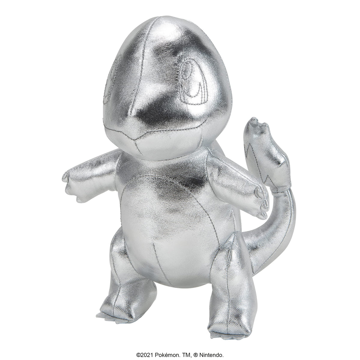 PoKéMoN PKW0238 25TH Celebration 8INCH Plush-Silver Charmander, Sliver