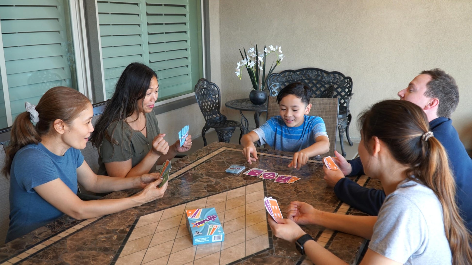 Dad Bomb Games Triples - The Ultimate in Card Matching Fun for Kids, Teens and Adults. Easy to Learn and Perfect for Game Nights with Family