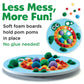 Creativity for Kids Pom Pom Pictures: Animals | Summer Fun | Back to School Crafts for Preschool Learning Activities| Sensory Toys for Toddlers