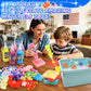 HunDun Squishy Making Kit Water Squishy Toy,Magic Water Elf Toy Kit for Kids,Water Pets Sensory DIY Craft Kit with 22 Gels & 14 Molds.Squishy Toys