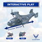 Lollipop United States Air Force Military Helicopter, V-22 Osprey Airplane, 1:72 Scale Aircraft Carrier Model, Battle/Rescue Helicopter Toy w/Sounds