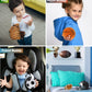 DolliBu Sports Balls Plush - Fluffy Soft Toys for Playing Catch With Kids, Squishy Playtime Toys for Girls and Boys, Stuffed Room Decor - 4 Pc Set
