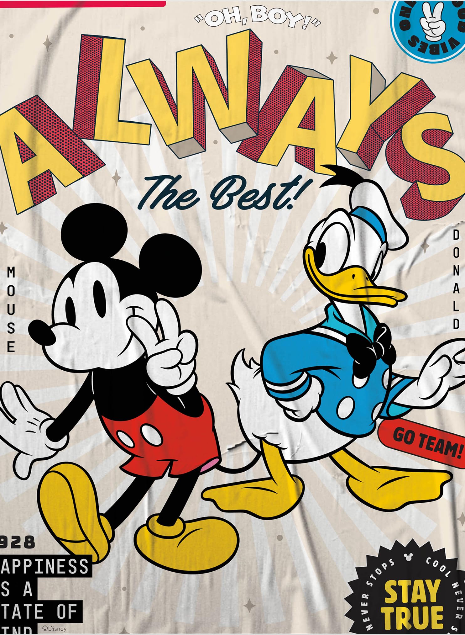 Ceaco - Disney Mickey and Donald Posters - 5 Pack, 300-750 Piece Puzzles