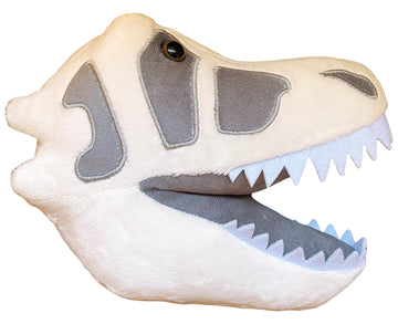 Fuzzy Fossils Roaring T rex Stuffed Animal, T rex Plush, Dinosaur Stuffed Animal, Tyrannosaurus Rex Toy, Dinosaur Skull Decor, Dinosaur Pillow