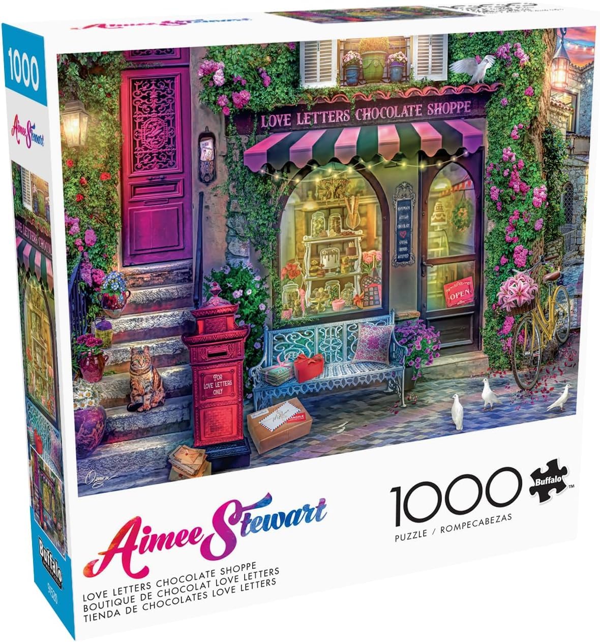 Buffalo Games - Love Letters Chocolate Shoppe - 1000 Piece Puzzle