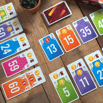 Mind Up! Card Game - Strategic Tableau Building, Simultaneous Play, Fun Family Game for Kids & Adults, Ages 8+, 3-6 Players, 15-20 Min Playtime, Made
