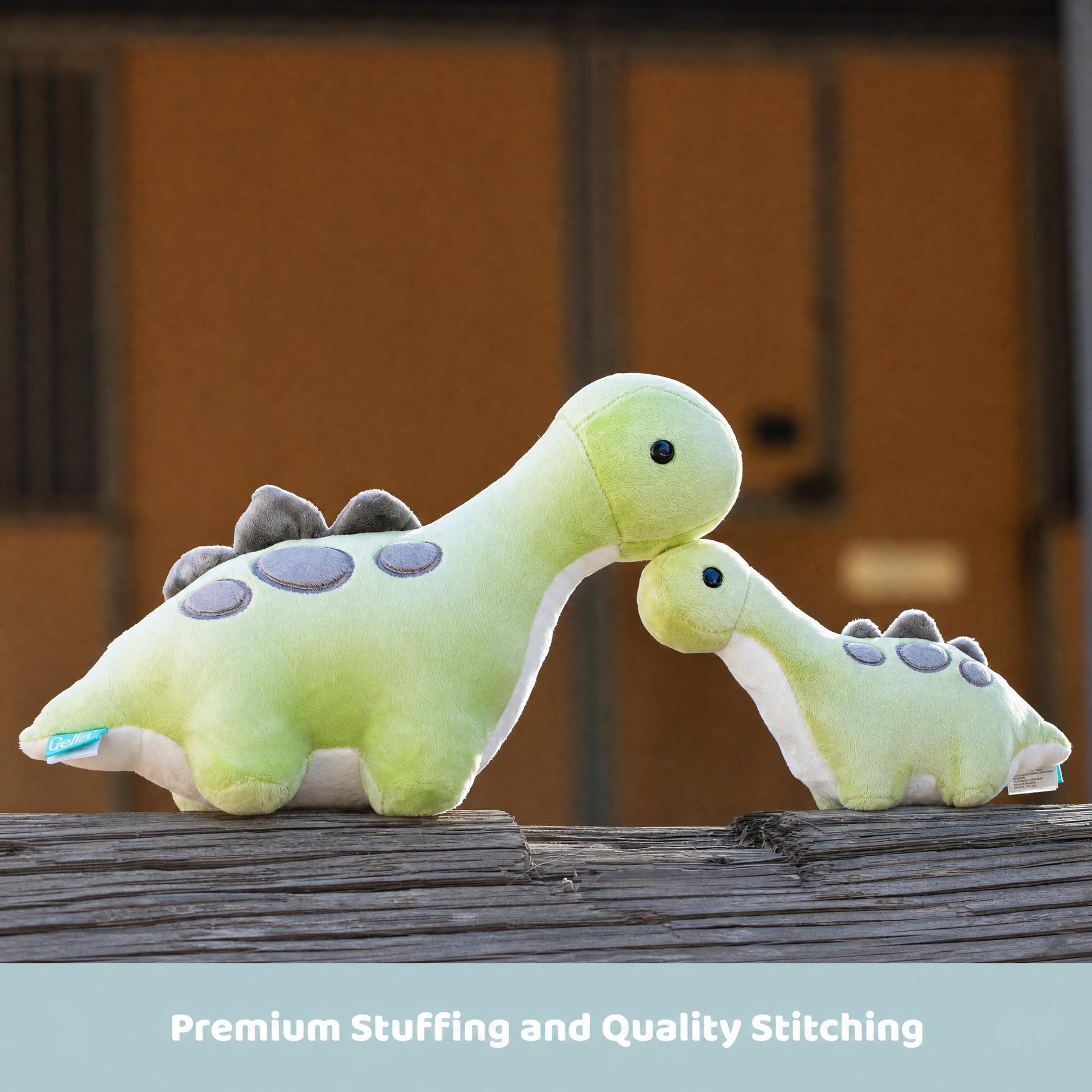 Bellzi Brontosaurus Cute Stuffed Animal Plush Toy - Adorable Soft Dinosaur Toy Plushies and Gifts - Perfect Present for Kids, Babies, Toddlers