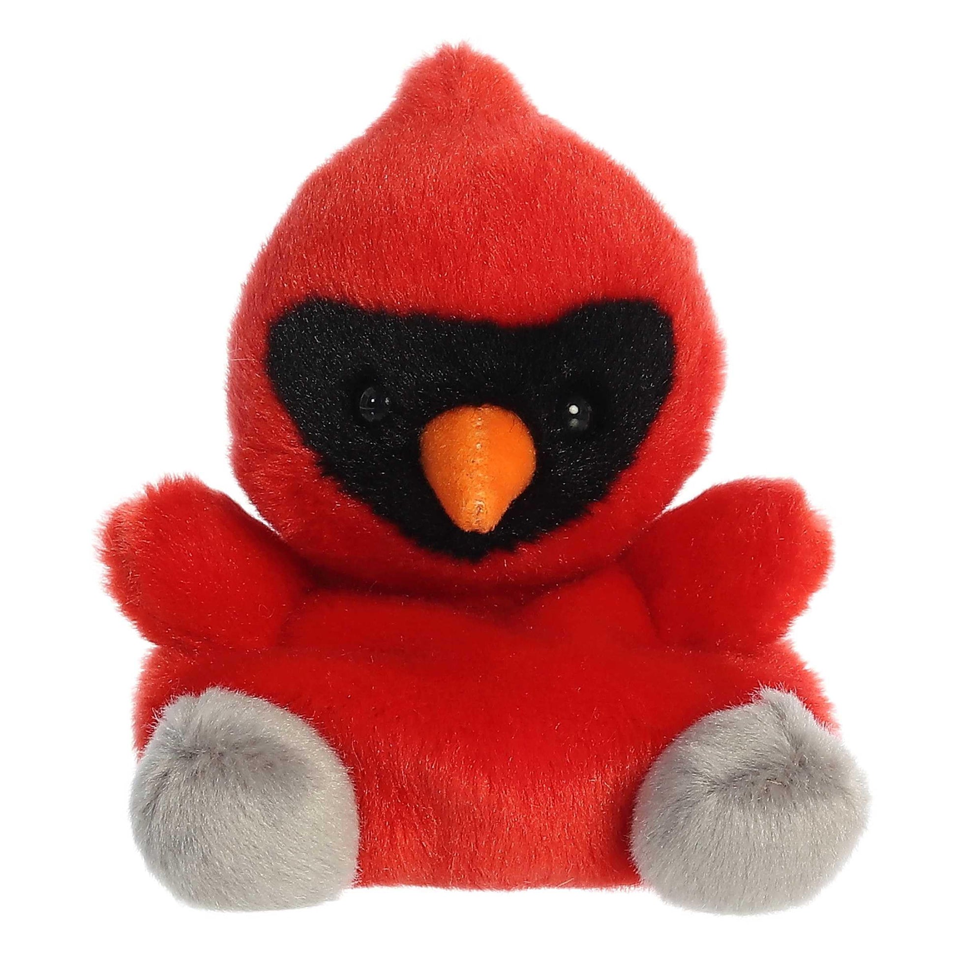 Aurora® Festive Palm Pals™ Louis Cardinal Stuffed Animal - Fun Collectible Plush for Kids and Adult Collectors - Perfect for Decorating Rooms