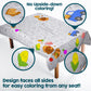Color Your Own Thanksgiving Tablecloth- Fun Holiday Kids' Table Activity- 50" x 40" Disposable Paper Cover Coloring Craft for Fall Holiday