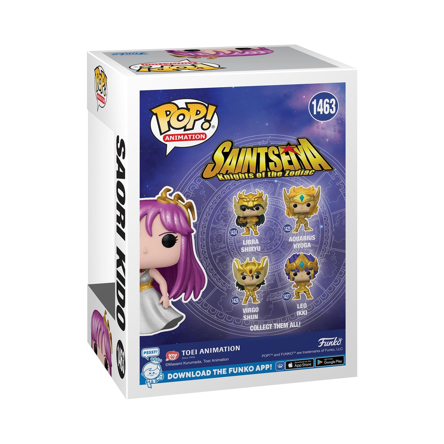 FUNKO POP! ANIME: Saint Seiya Athena (Saori Kido) in Diamond Collection Glitter (AE Exclusive)