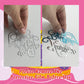 10 PCS Silver Happy Birthday Acrylic Cake Toppers Mirrored Side Cake Decorations Inserts 10 Styles (Silver)