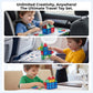 NOVAMAG Mini Magnetic Tiles Travel Set - Airplane, Travel Activities for Toddlers & Kids Ages 4-8 - Car, Road Trip, Plane Toys & Essentials, STEM