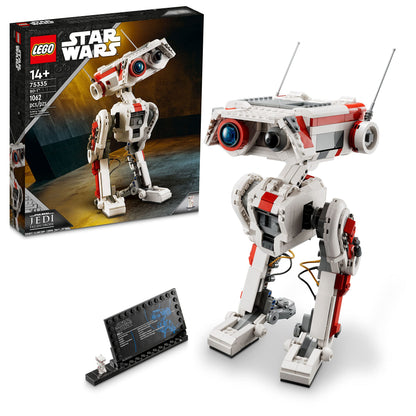 LEGO Star Wars BD-1 75335 Posable Droid Figure Model Building Kit, Room Decoration, Memorabilia Gift Idea for Teenagers from The Jedi: Survivor Video