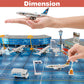 200 PCS Airport Terminal Kids Toys Deluxe Airlines Pretend Playset with Airplanes, Vehicles, Figures, Accessories, Play Mat