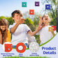 Enjamyo 16 Pack Bean Bags, Mini Bean Bags, 2.75 x 2.75 Inch, 6 Colors