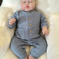 XinXinYuan 24 Inch Lifelike Big Reborn Baby Dolls Realistic Asleep Newborn Toddler Boy with Feeding Accessory that Look Real Silicone Baby Doll