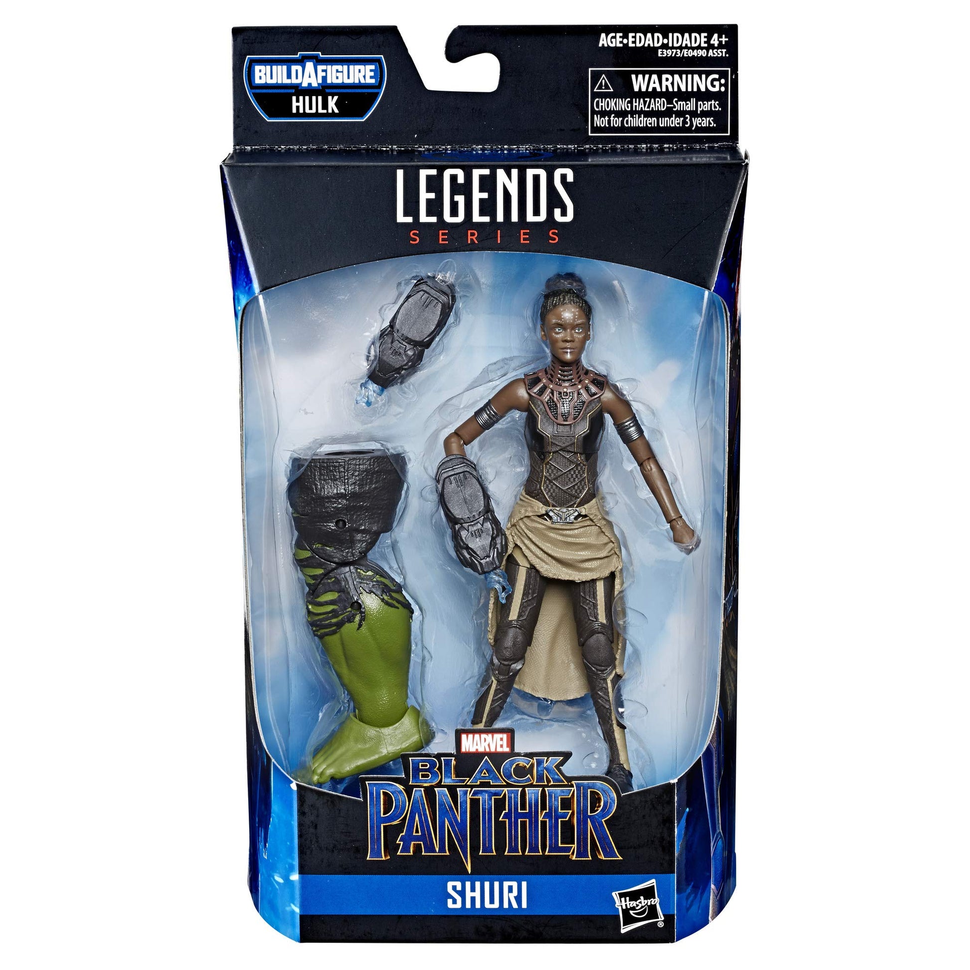 Marvel Legends Series Black Panther Shuri 6" Collectible Action Figure Toy for Ages 6 & Up with Accessories & Build-A-Figurepiece