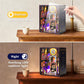 Book Nook Kit - Fantasy Tarot 3D Wooden Puzzle for Adults, Teens & Beginners, DIY Miniature Bookshelf Insert with LED Light, Mysterious Craft Gift