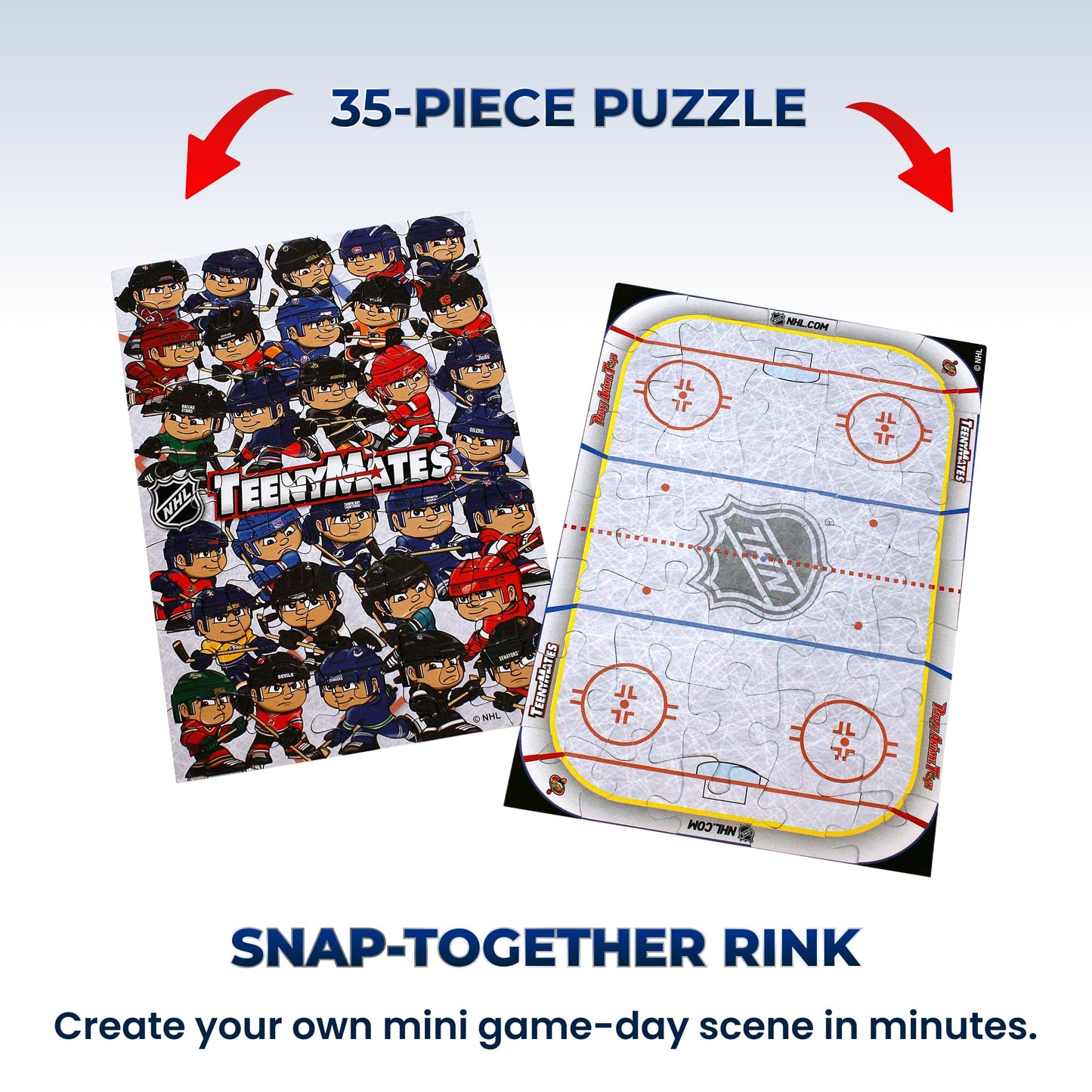 TeenyMates NHL Hockey Action Figures Gift Set