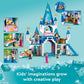 LEGO Disney Princess Cinderella and Prince Charming's Castle 43206 Doll House, Buildable Toy with 3 Mini Dolls, Plus Gus Gus and Lucifer Figures
