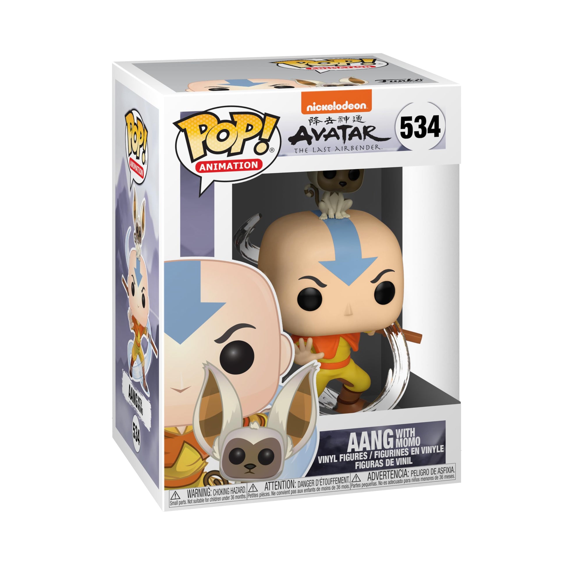 Funko POP! & Buddy: Avatar: The Last Airbender - Aang with Momo