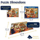 White Mountain 500 Piece Jigsaw Puzzle Cozy Library Books, Readers Paradise