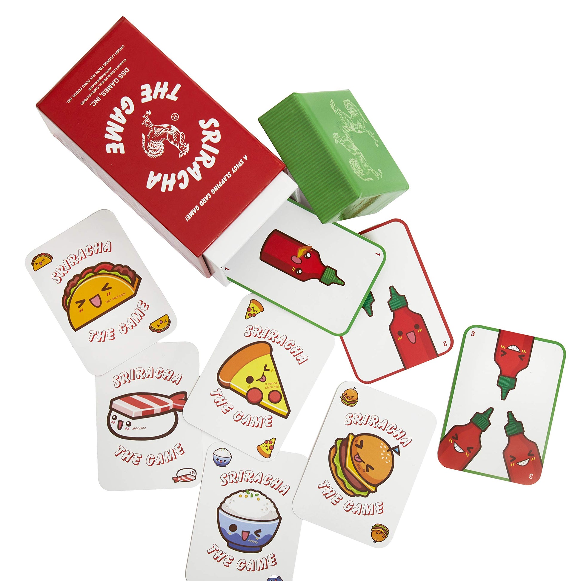 DSS Games Sriracha: The Game [A Spicy Slapping Card Game for The Whole Family | Great for White Elephant Gifts, Stocking Stuffers, Coworkers, Under
