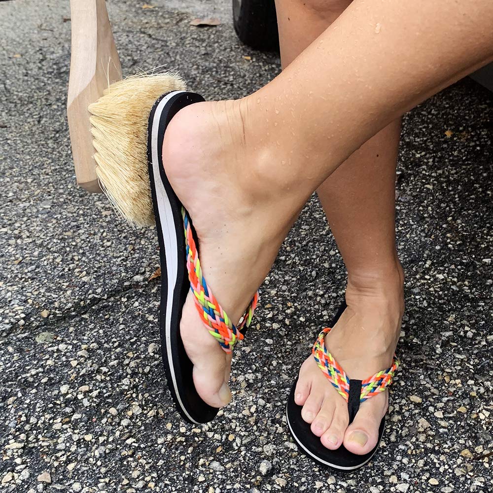 PRO BUM Beach Brush, Cleans Sandy Feet, Shoes, Equipment, Keeps Cars Clean, Zero Plastic, 100% Biodegradable, Vegan, for Surfers, Beach Bums, Men