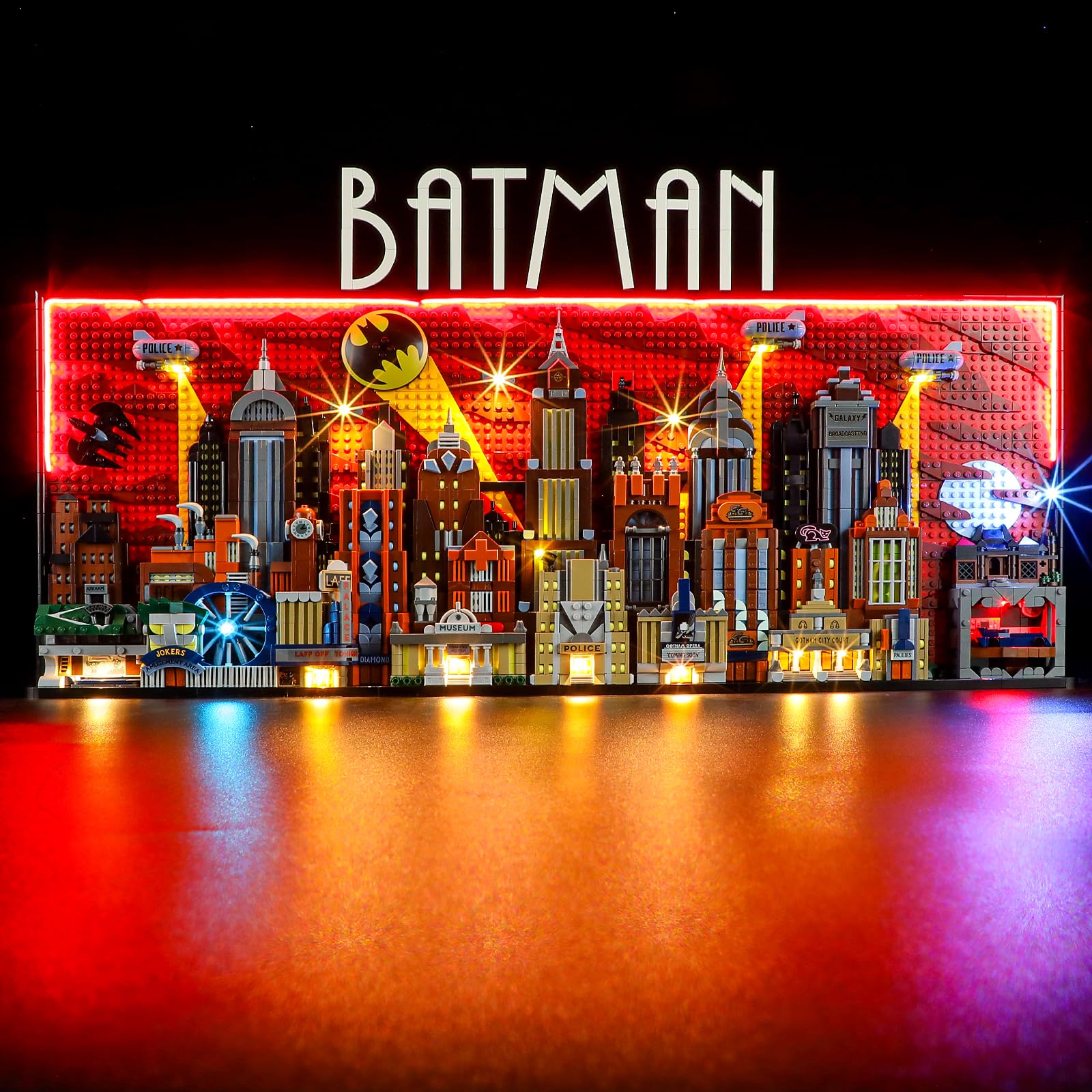 YEABRICKS LED Light for 76271 DC Batman: The Animated Series Gotham City Building Blocks Model (Building Set NOT Included)