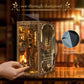 Book Nook Kit - (Classic Edition) - DIY Miniature Wooden Puzzle | Vintage Book Collection Room with LED Lights | 3D Dollhouse Bookend for Bookshelf