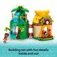 LEGO Disney Moana's Island Fun Building Toy Playset - Princess Moana Toy for Kids, Girls and Boys, Ages 5+ - with 2 Disney Micro-Dolls and Pua Animal