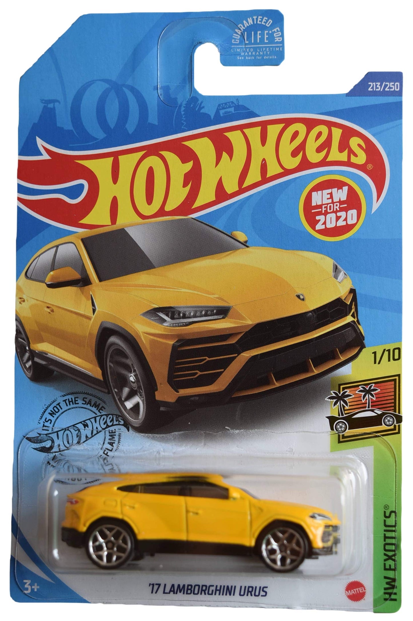 DieCast Hotwheels '17 Lamborghini Urus 213/250 [Yellow], Exotics 1/10