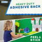 Barcaloo Peel and Stick Self Adhesive Baseplates Mat - 4 Pack 10x10 Inch Adhesive Base Board for Building Brick Table, Green Panels for Table Top Play