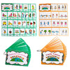 Zwttey Irregular Verbs/Verb Tense 2 Themes English Flashcards Vocabulary Building Pocket Cards Grammar Educational Learning Aids Pre-Kindergarten