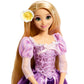 Mattel Disney Princess Rapunzel Sparkling Princess Fashion Doll with Long Hair, Removable Dress & Flower Hair Accessory, Inspired by Tangled Movie