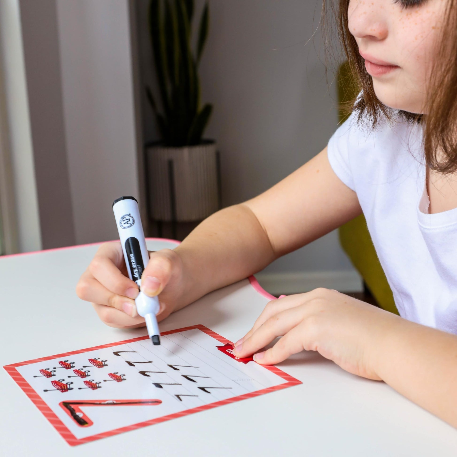 Alphabet & Number Tracing Cards for Ages 3+, Reusable Dry Erase Cards