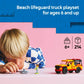 LEGO City Lifeguard Beach Rescue Truck Toy - Building Set for Kids, Boys and Girls, Ages 6+ - Includes 2 Minifigures, Shark Toy - Gift for