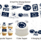 Penn State Cake Topper & Decorations, Graduation Party Supplies, PSU 42 Pcs