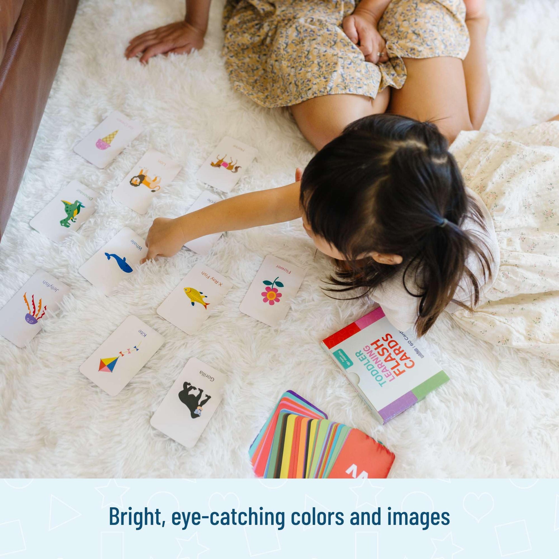 Wildkin Learning Flashcards for Boys and Girls, Include 60 Cards with Four Learning Categories, Activities for Toddlers and Preschool, Kids