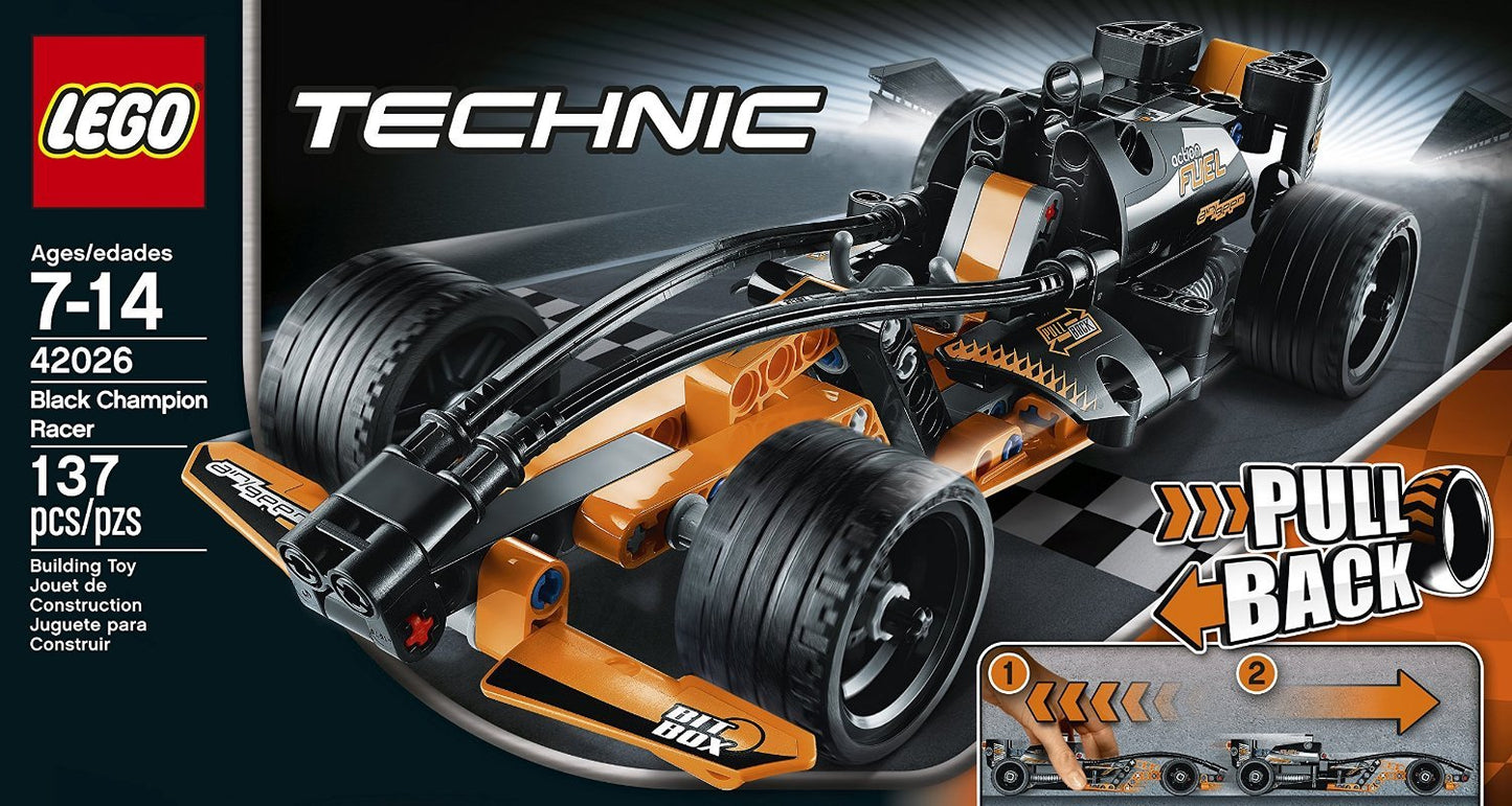 LEGO TECHNIC 42026 Black Champion Racer Model Kit