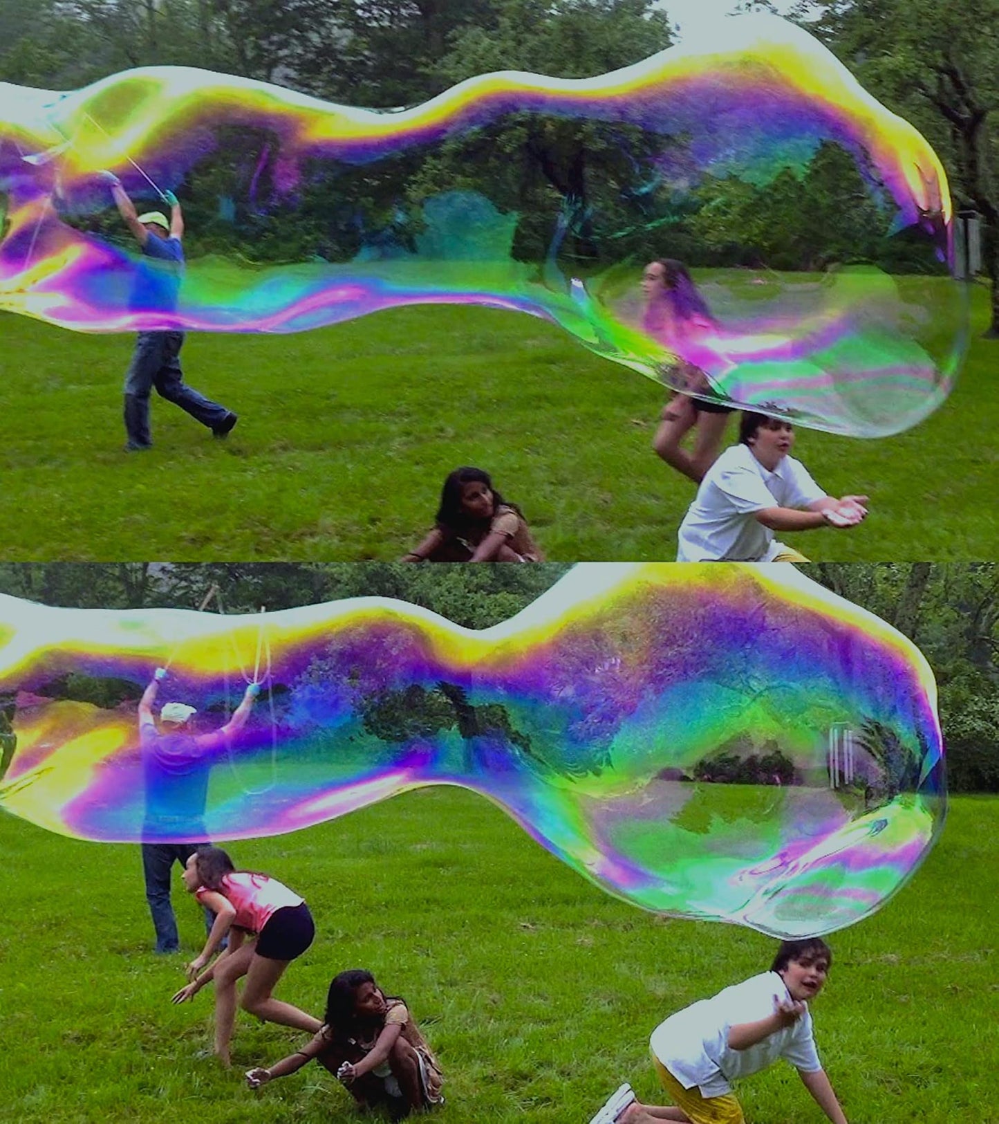 BUBBLETHING Giant Bubble Mix Makes 7 Gallons (896 oz.) Big Bubble Solution