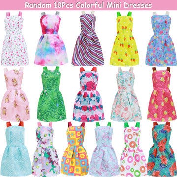 43Pcs Doll Clothes and Accessories Pack for 11.5 inch Girl Doll