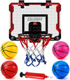 LAO XUE Indoor Basketball Hoop for Kids,Mini Hoop with LED Scoreboard