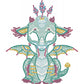Diamond Dotz Diamond Art Box Kit 8.6"X8.6" - Ariel The Baby Dragon